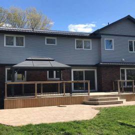 Whitfield Home Improvements: finished custom wood deck