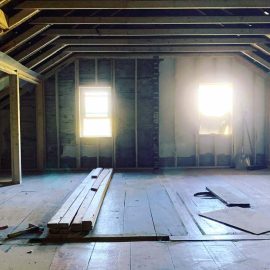 Whitfield Home Improvements: old farm house bedroom project - framing complete