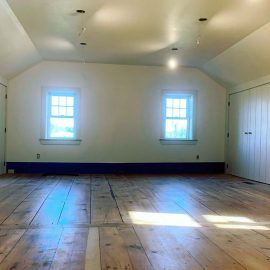 Whitfield Home Improvements: old farm house bedroom project - drywall, doors and trim painted