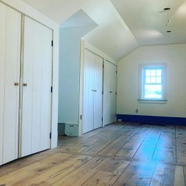 Whitfield Home Improvements: old farm house bedroom project - drywall, doors and trim painted