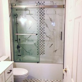 Whitfield Home Improvements: custom bathroom renovation complete