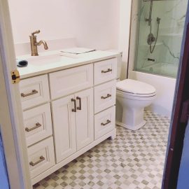 Whitfield Home Improvements: custom bathroom renovation complete